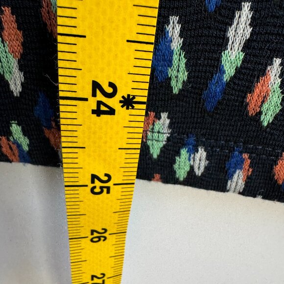 Maeve Debra Knit Faux Wrap Lined Navy Pencil Skirt | Anthropologie EUC Size 4 - Picture 9 of 10